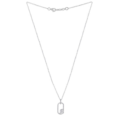Lumière Link Diamond Pendant Set